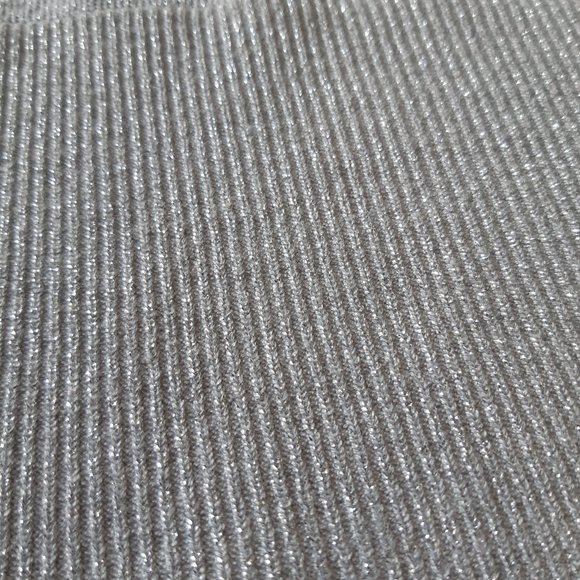 Suzy Shier Silver Sparkly Cardigan Medium - Picture 7 of 14